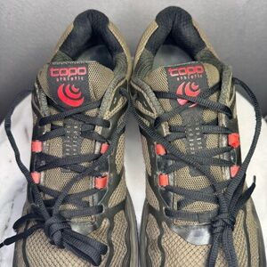 Topo Athletic Mens Terraventure 2 Trail Running Shoe Size 12 OliveGreen/Red/Blk